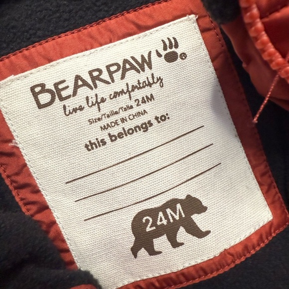 BEARPAW Little Boy's Quilted Puffer Coat with Hood Outerwear - Picture 6 of 6